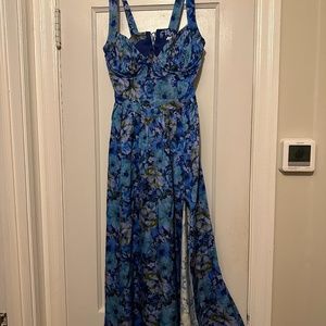 For Love & Lemons , Blue, Floral Dress